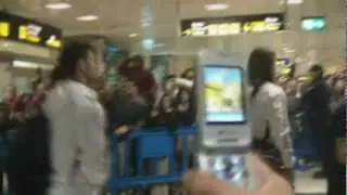 Llegada del Real Madrid a Manises y Sergio Ramos saludándome :)