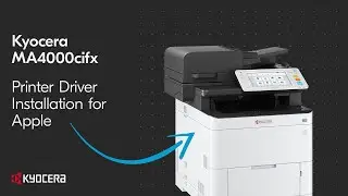 Kyocera MA4000cifx Printer Driver Installation for Apple