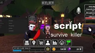 survive The killer Script Autofarm Auto Win Auto kill Get Gamepass Gui |Roblox Script Pastebin