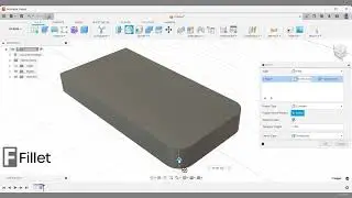 Autodesk Fusion 360 Day-15  How to use fillet