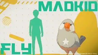 MADKID / FLY Lyric Video (TVアニメ「佐々木とピーちゃん」オープニングテーマ )