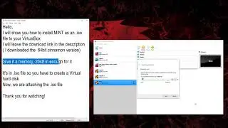 How to install MINT to the VirtualBox using .iso file