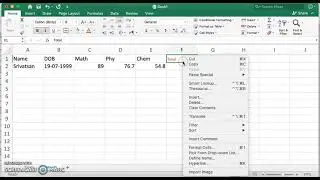 Microsoft Excel Overview