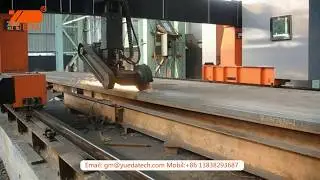 Yueda gantry type steel plate grinding machine/polishing machine/sander