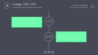 Personal CV Keynote Presentation Template