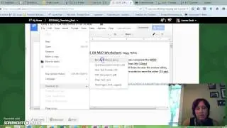 How to save a Google Doc as a Word doc