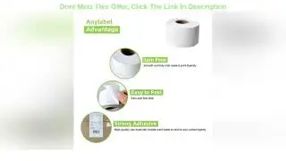 Limited Stock Anylabel 2-1/4 inch Thermal Printed Linerless Label for Digi Zebra Bizerba Electronic