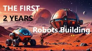 TIMELAPSE: Robots Building Mars Base | Watch the Future of Space Habitation! | Elon musk | Space-X