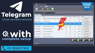 How to extract telegram group members | telegram group members extractor download