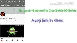Promovare pt Crys Bolids 99 Bolids!