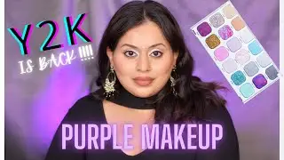 VIRAL PASTEL PURPLE MAKEUP (2000s BOLLYWOOD INSPIRED) FOR THIS WEDDING/ HOLIDAY SEASON