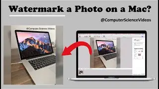 How to WATERMARK Your Photo on a Mac - Basic Tutorial | New