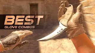 CS2 Best Glove Combos #04 - Talon Knife + King Snake Gloves [4K60FPS]