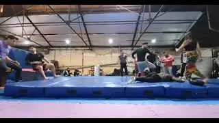 Ensayos de María Becerra para las escenas del vídeoclip de “En la obscuridad”