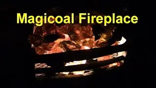 Vintage Magicoal Electric Simulated Coal Fireplace