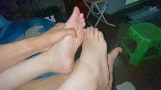Tickle Foot 🦶 before Sleeping 3 minutes 