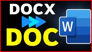 Como CONVERTIR DOCX a DOC 🔙