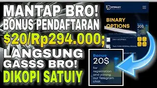 DAPAT $20/Rp249ribu BONUS PENDAFTARAN BRO! | INVESTASI JANGKA PANJANG | TRADING GRATIS