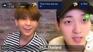 180513 #VAV App Livechat with #StVan & #Ziu