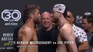 UFC 287   Final Faceoffs