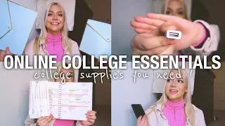 ONLINE COLLEGE ESSENTIALS… college essentials (w product links)