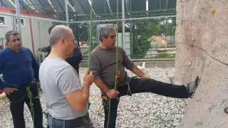 tırmanış ve iniş eğitimi... düğüm teknikleri... eğitimi... film 1