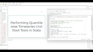 On Different Quantile Positions Perform Timeseries Unit Root Test - Econometrics
