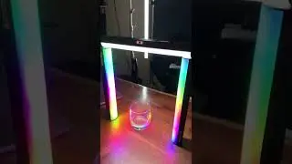 Glass full of smoke. 