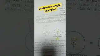 pretension simple examples