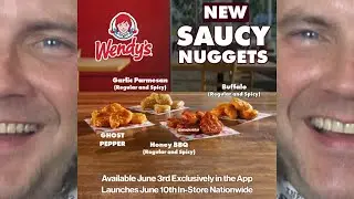 Wendy's New Saucy Nuggets Ghost Pepper & Spicy Garlic Parmesan Flavors