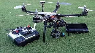 Квадрокоптер для видеосъёмки и FPV полётов по камере GoPro