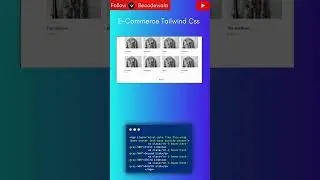 E-COMMERCE WEBSITE USING TAILWIND CSS 🔥| 