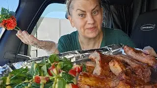Поздравили родителей с Золотой свадьбой.