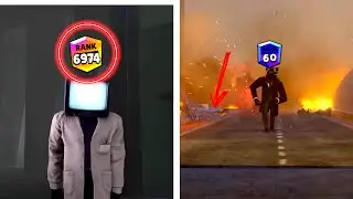Brawl Stars Rank Up Skibidi Toilet Fanmade - Evolution TV Woman