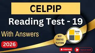 Celpip Reading Mock Test With Answers - 19 | Full Practice & Answers - 2026