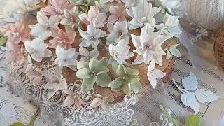 Цветы из ткани