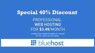 Bluehost - Special 40% Discount