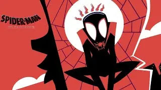 Spiderman Miles Morales (Spiderman into the Spider verse) Drawing #spiderman #digitaldrawing