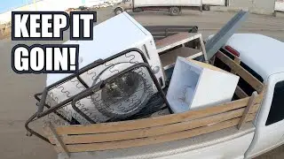Dumpster Diving for Scrap Metal - Stack it High!