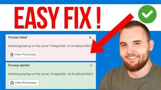 How to Fix Restoring Backup on the Server PostgreSQL Process Failed (QUICK GUIDE)