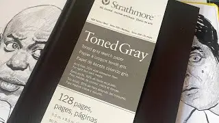 Strathmore Toned Sketchbook, takes ink and marker well!