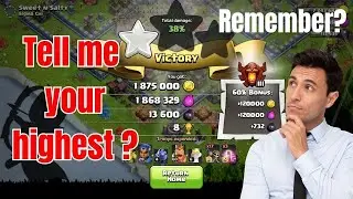 Highest loot in clash of clan