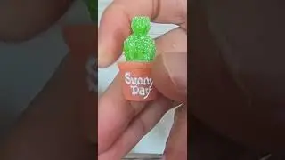 asmr cute plants for dollhouse. #miniature #asmr #minis