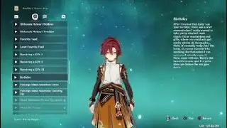 Heizou birthday voiceline [ Genshin ]