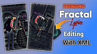 New Frectal Rages Effect trending editing|how to make fractal rages effect video on mobile 2023