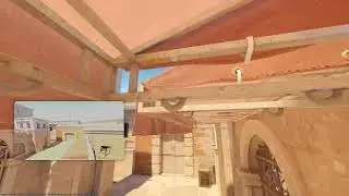CS2 | Anubis | Heaven smoke from Upper