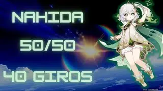40 Tiros no banner da NAHIDA no GENSHIN IMPACT, E ela VEIO!
