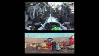 Pixar's Cars pit stop vs Williams F1 pit stop