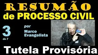 RESUMÃO de Processo Civil #3 - Tutela Provisória