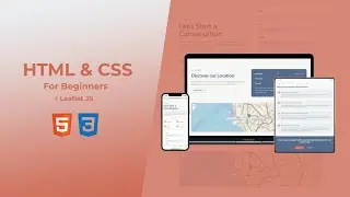 HTML CSS Tutorial for Beginners |  Contact Page (Mini Project) | Create a Map using Leaflet JS